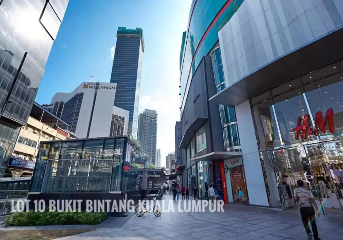 吉隆坡Walk 3Min To Bukit Bintang Trx 1-6Pax Netflix公寓 0*, 吉隆坡